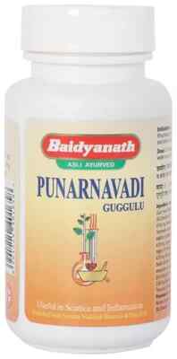 Baidyanath Punarnavadi Guggulu Tablet (80tab) Ayurvedic Herbal