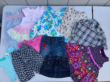 Lot 11 Baby Girls Dress Romper Bodysuit 6-12m Christmas Easter Party Church