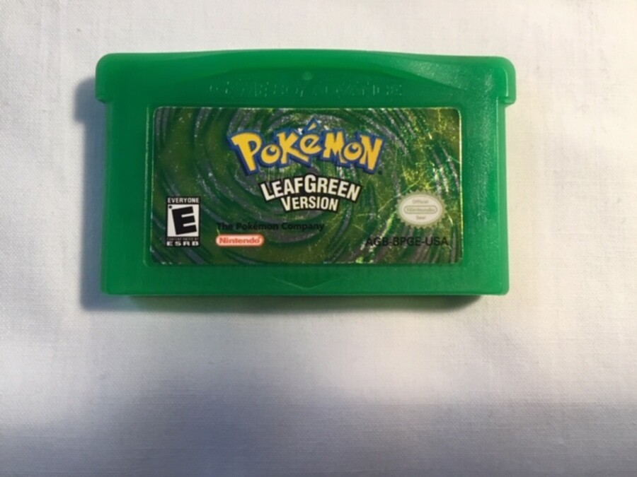 Genuine Nintendo Pokemon Leaf Green for Game Boy Advance GBA