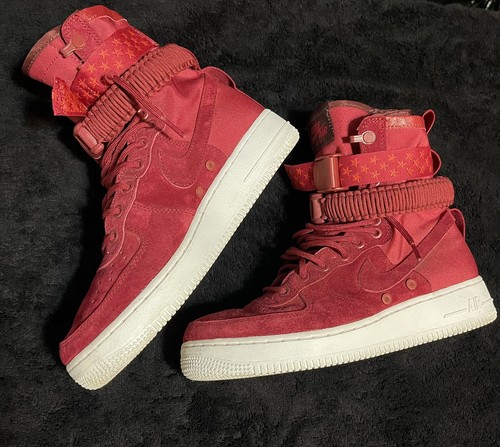 Size 9.5 - Nike Sf Air Force 1 High Red 