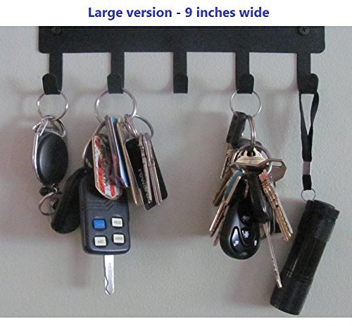 Pit Bull Terrier Perro Colgador de Correa Metal Pared Llavero Soporte 5 Ganchos Lg 9 pulgadas - Imagen 2 de 3
