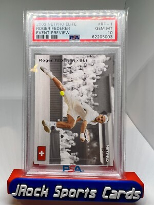 その他 2003 Netpro Elite Roger Federer PSA10 2003 Netpro Elite Roger Federer PSA10