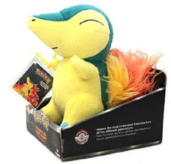 Peluche CYNDAQUIL Pokemon Trainer's Choice 7 pulgadas de TOMY con licencia oficial Foto 2 de 4