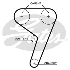 Gates Powergrip Timing Belt Kit K025669XS - High Quality Part For Ford