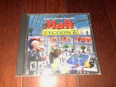 Mall Tycoon 2 PC CD ROM Computer Sim Video Game Rated E (2004)