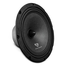 DS18 Black Diamond 8" Mid-range Loudspeaker with Bullet 4-Ohm 140 Watts Peak