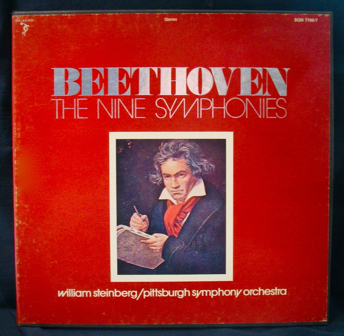 BEETHOVEN: The Nine Symphonies~7 LP BOX SET~Steinberg~Pittsburg