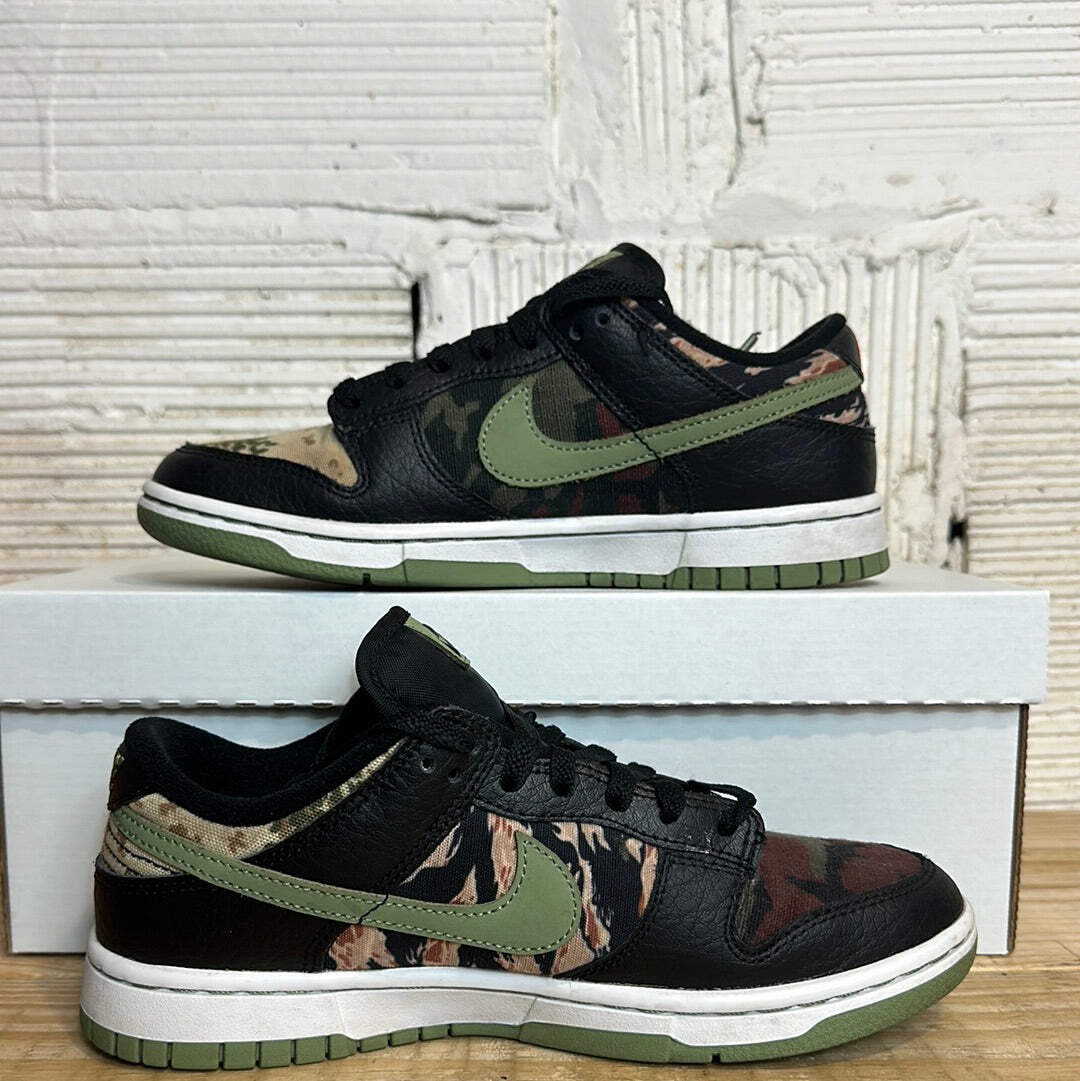 Nike Dunk Low SE 'Black Multi-Camo' Men's Size 6 Pre-owned