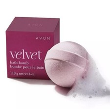 AVON - VELVET BATH BOMB -SET OF TWO / 4 0Z EACH - NEW SEALED