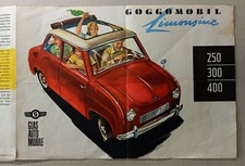 Prospekt Glas/Dingolfing Goggomobil Limousine um 1957