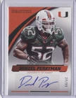 2015 Panini Collegiate Miami Autograph Silver Denzel Perryman /99 Auto Flat SH