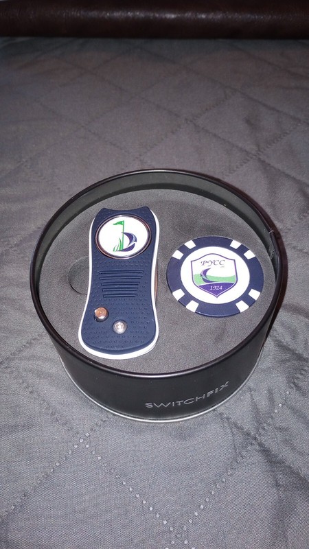 Team Golf Divot Tool Ball Marker Poker Chip Pasadena Yacht & Country Club