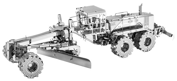 Fascinations Metal Earth CAT Collection, Motor Grader 3D Laser Cut Model Kit 