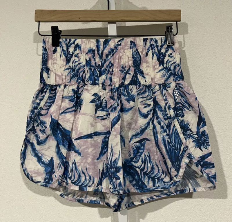 free-people-movement the way home running print shorts
