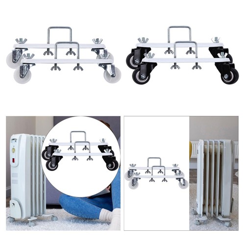 2Pcs Radiators Brackets Heater Stand Nylon Universal Wheels Furniture ...