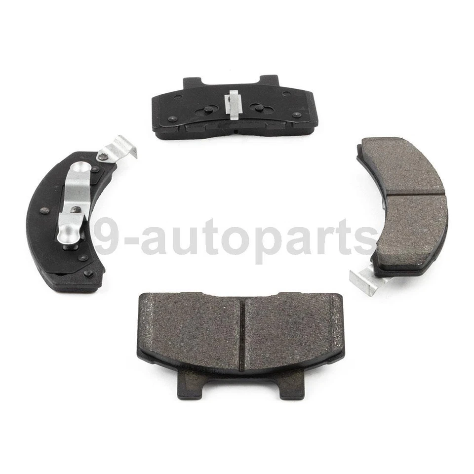 Rotores de disco delanteros + pastillas de freno para 1985 1986 1987 1988 1989 Cadillac Fleetwood Foto 4 de 4