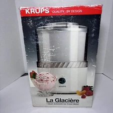 KRUPS LA GLACIERE ONE QUART AUTOMATIC ICE CREAM MAKER 337 - Vintage- Works
