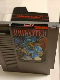 Uninvited NES Complete in Box 1991 Tested Rare Nintendo CIB