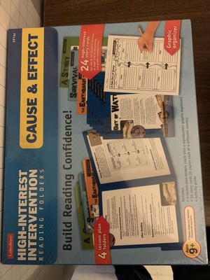 **Lakeshore High Interest Intervention Reading Folders  Cause And Effect 