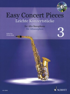 Easy Concert Pieces Book 3 17 Pieces from 6 Centuries Alto Saxophone 049046142