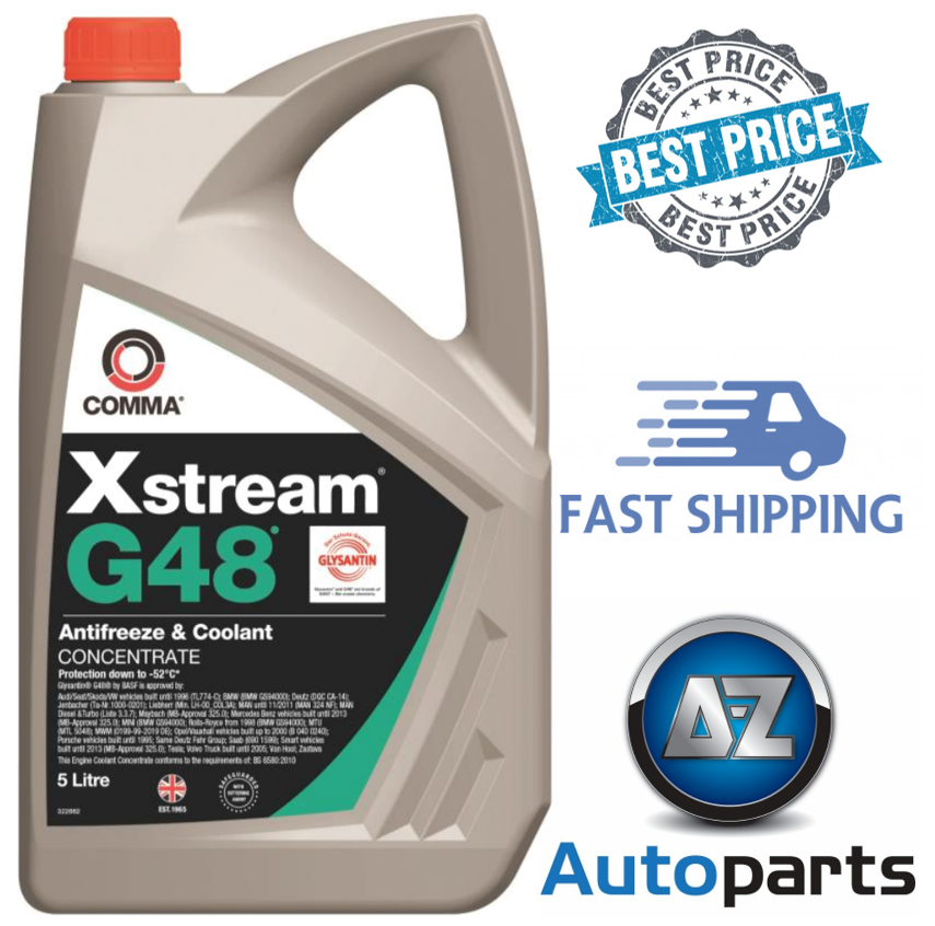 Comma Xstream G48 Antifreeze & Coolant Concentrate XSG5L 5 Litre 5L