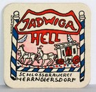Bierdeckel Schlossbrauerei Herrngiersdorf JADWIGA HELL