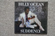 Billy Ocean Autogramm signed LP-Cover "Suddenly" Vinyl