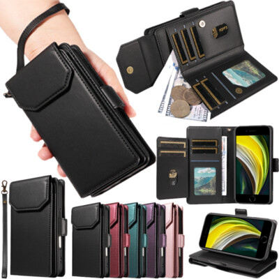 For ZTE Blade 20/20 Smart/V1050 11 Card Slot Banknotes Wallet Protection Cover