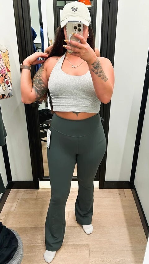 ❤️ NWT Lululemon Groove Pant Super HR Flared Size 4 Smoked