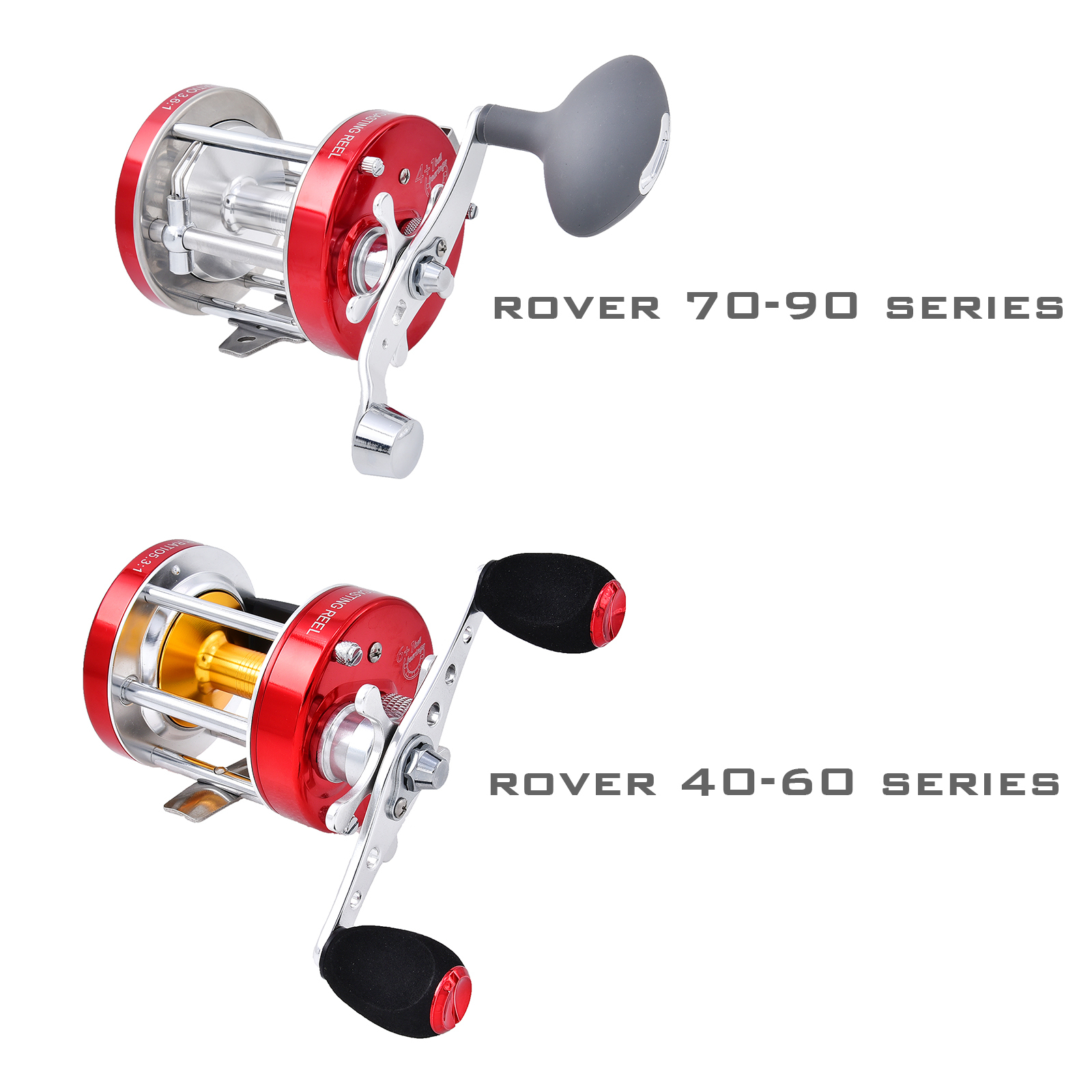 KastKing Rover50R 5.3:1 Saltwater Round Casting Reel Conventional Reels - Right