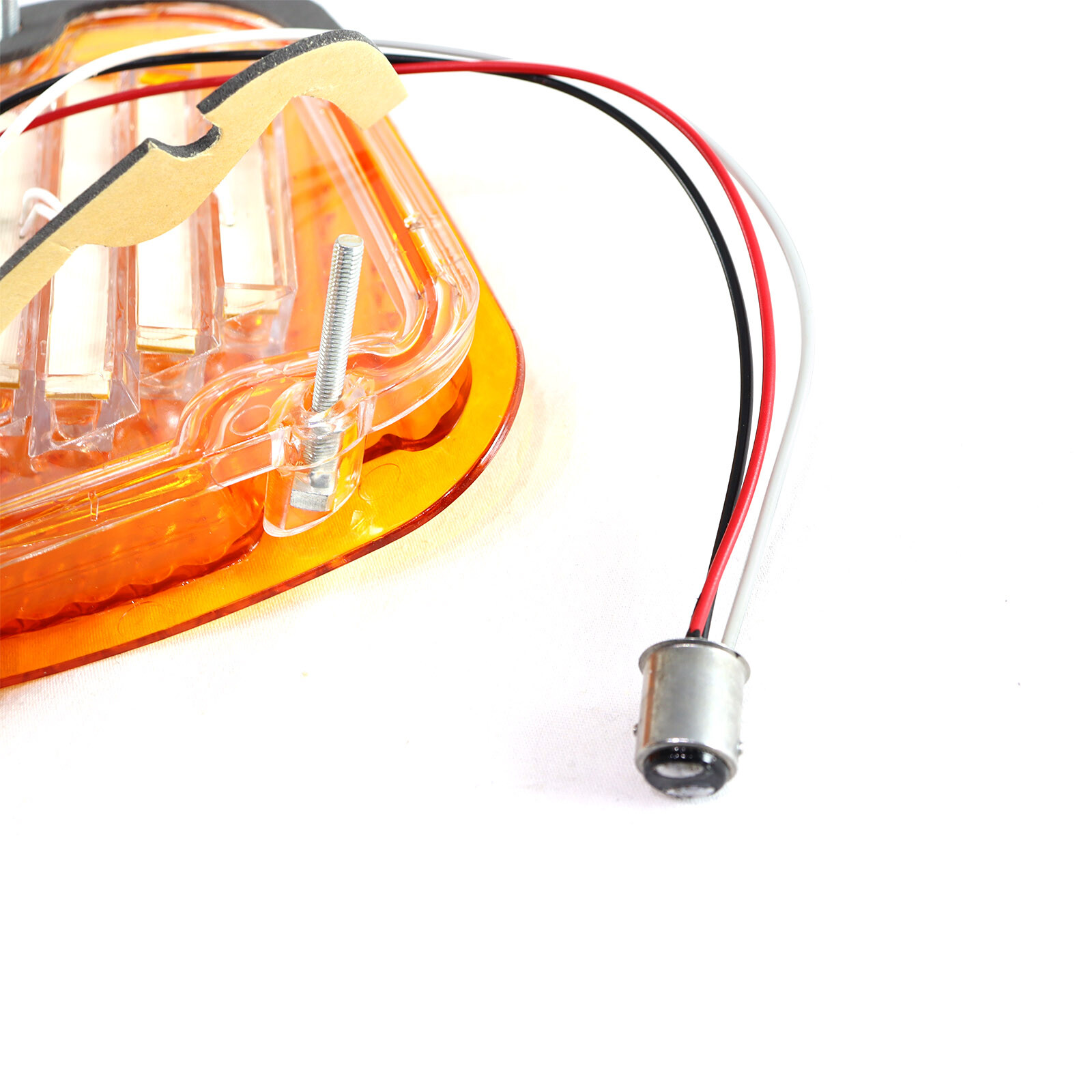 2 Piece Amber LED Turn Signal Lights For 198608 KW Kenworth K300 T300