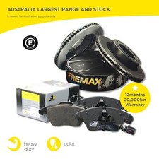 Rear Brake Pads and Disc Rotors w/ sensor Set for BMW X3 X4 2.0 2017-2019