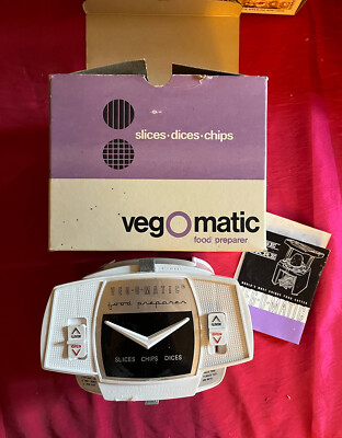 1969. Popeil Bros. Veg-o-Marci. Originalkarton. Made In USA. Anleitung. unbenutzt