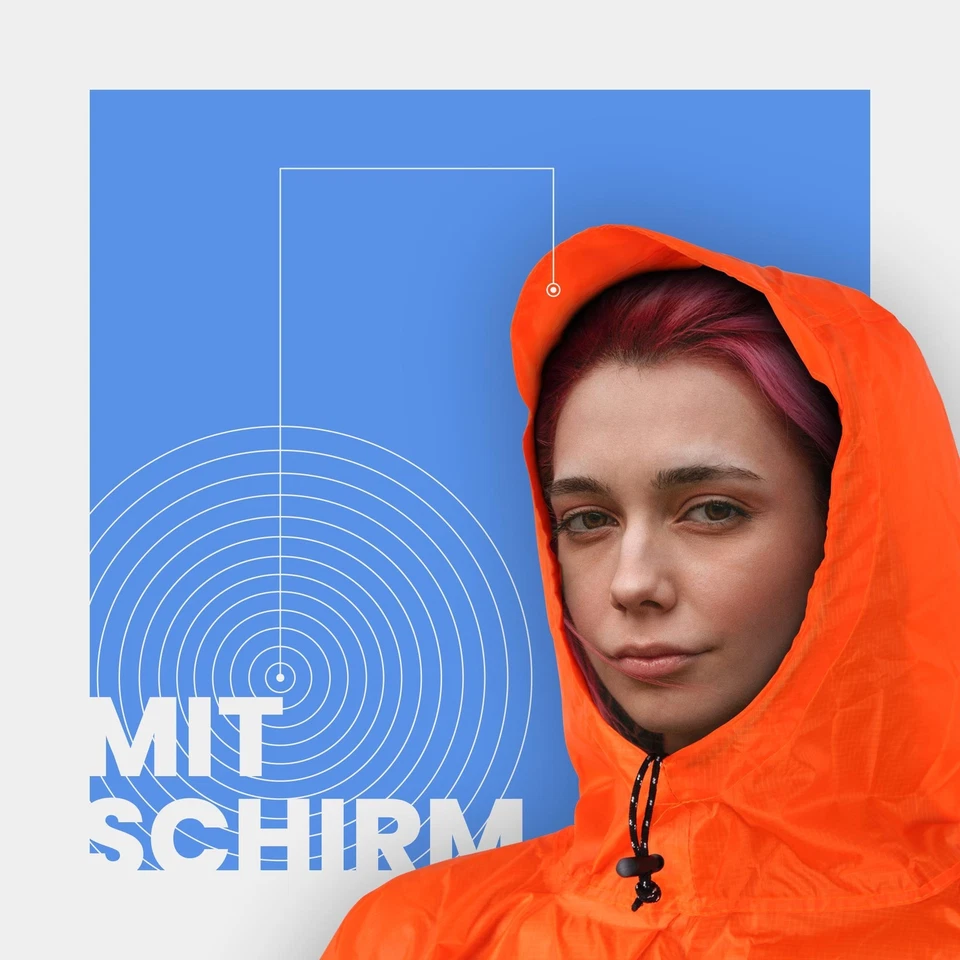 Regenschutz Regenponcho Regenjacke Camping Wandern Reiten  mit Kapuze hochwertig - Bild 4 von 4