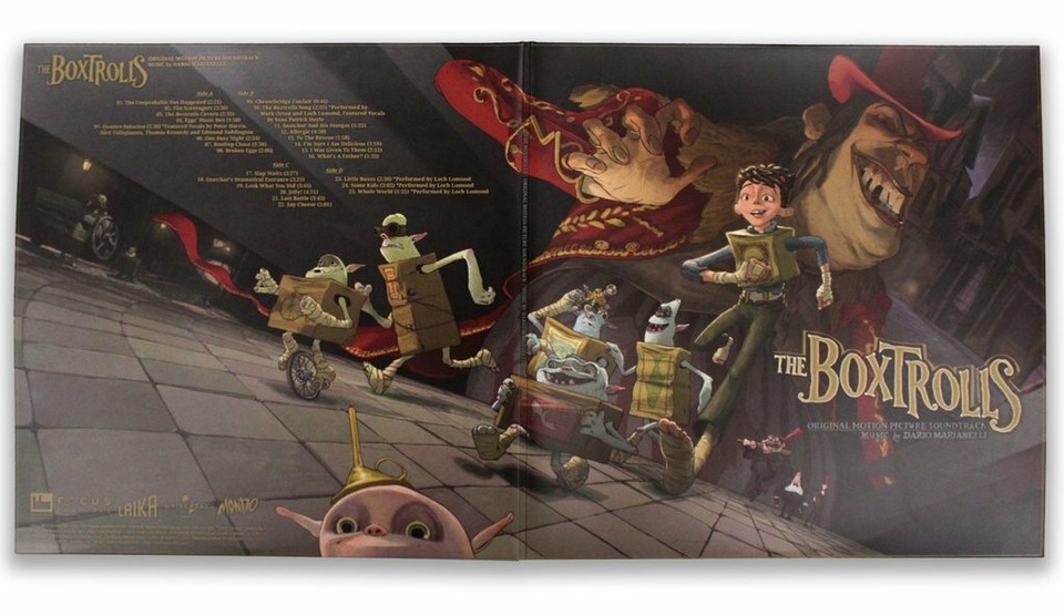 The Boxtrolls [Cheese Wheel Vinyl w/ Orange & Cream] MONDO LP Record ...