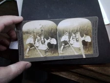VINTAGE PICTURE SLIDE 3 1/2 X 7 INCHES STEREOSCOPIC STEREOVIEW STEREOSCOPE