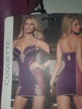 coquette chemise plum/tan size small style 1418