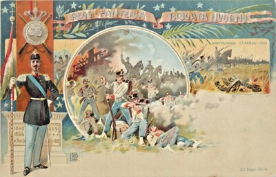 Italian Regimental, 33° Reggimento Fanteria Brigata Livorno, Battle, Italy 1904