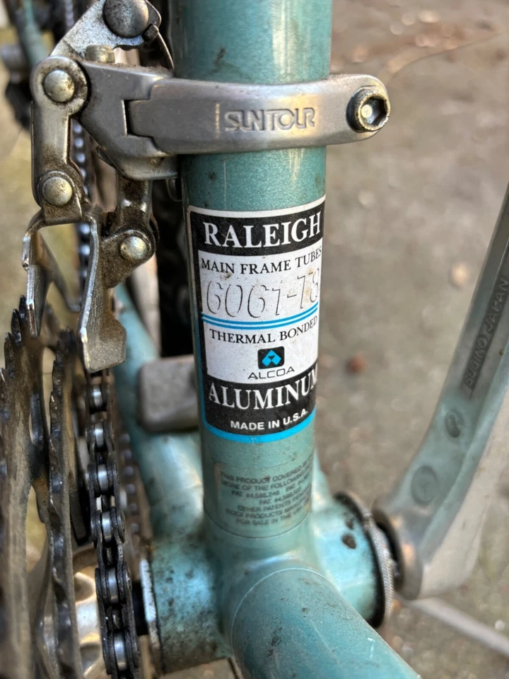 Bicicleta CitySport Raleigh Vintage 26 pulgadas Aluminio Hombre Bicicleta Foto 3 de 4