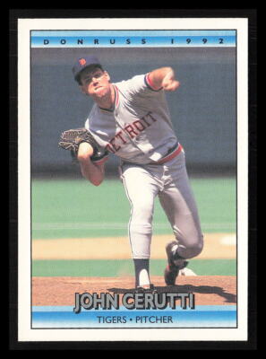 John Cerutti 1992 Donruss #709  Detroit Tigers