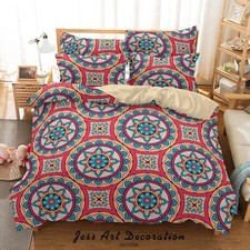3D Geometry Pattern Color Quilt Cover Set Duvet Cover Bedding Pillowcases