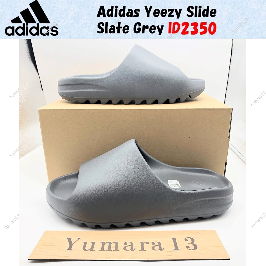 Adidas Yeezy Slide Slate Grey ID2350 Men's Size | eBay Adidas Yeezy Slide Slate Grey ID2350 Men's Size | eBay