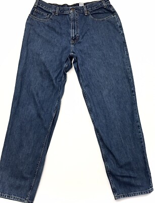 OLD NAVY Baggy Jeans Men 36x34 Relaxed Fit Dark Wash Denim