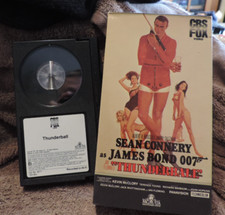 BETAMAX BETA NOT VHS SEAN CONNERY AS JAMES BOND 007 IN THUNDERBALL MGM HOME ENTE