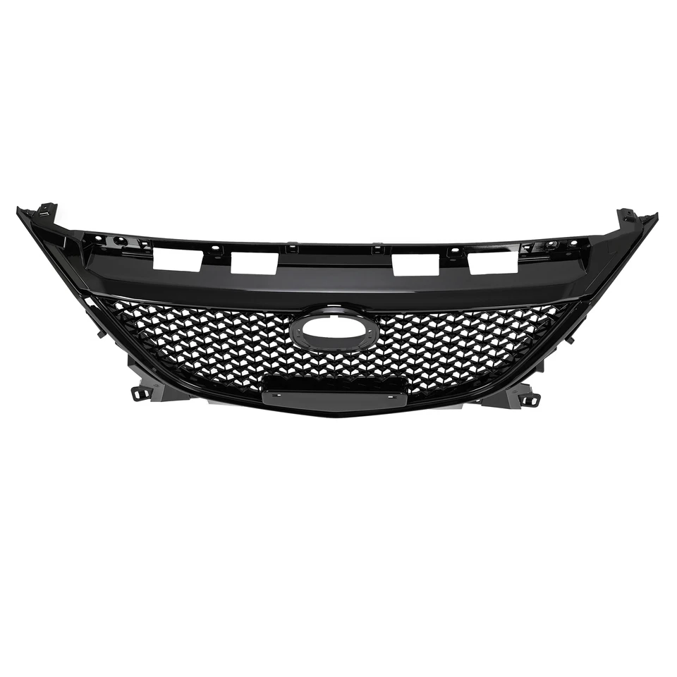 Решетка переднего верхнего бампера в сотовом стиле подходит для Mazda 3 Axela 2014 2015 2016 годов выпуска - Изображение 3 из 4