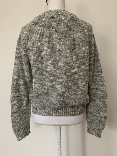 TNA jacket Womens Zip Up Gray Knit Sweater Size Large - Picture 5 of 6
