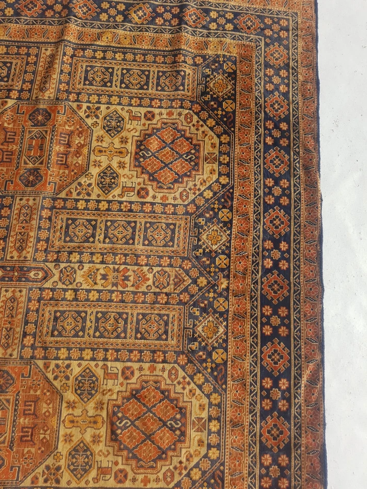 Alfombra Kilim Turca Artesanal Tradicional De Colección para Decoración del Hogar 167x139 cm Foto 4 de 4