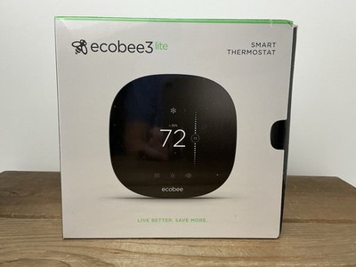 ecobee3 lite Smart Thermostat - Black New Sealed Box EB-STATE3LT-02