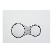 Vitra Sirius Mechanical Flush Plate - Chrome - 7400480 - for Concealled Cisterns