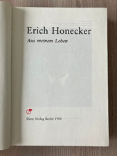 Erich Honecker - Aus meinem Leben - 1981